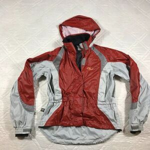 HydrO Vent by Polaris red and gray‎ windbreaker jacket small